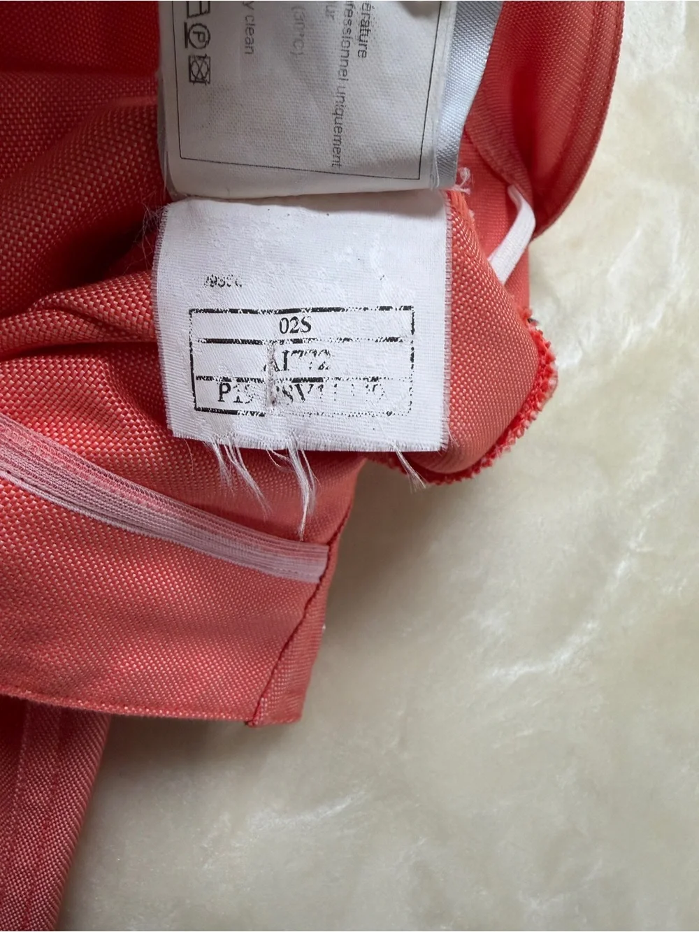Y2k Chanel Identification SS 2002 Orange Peach Utility Cargo Pants IT 40